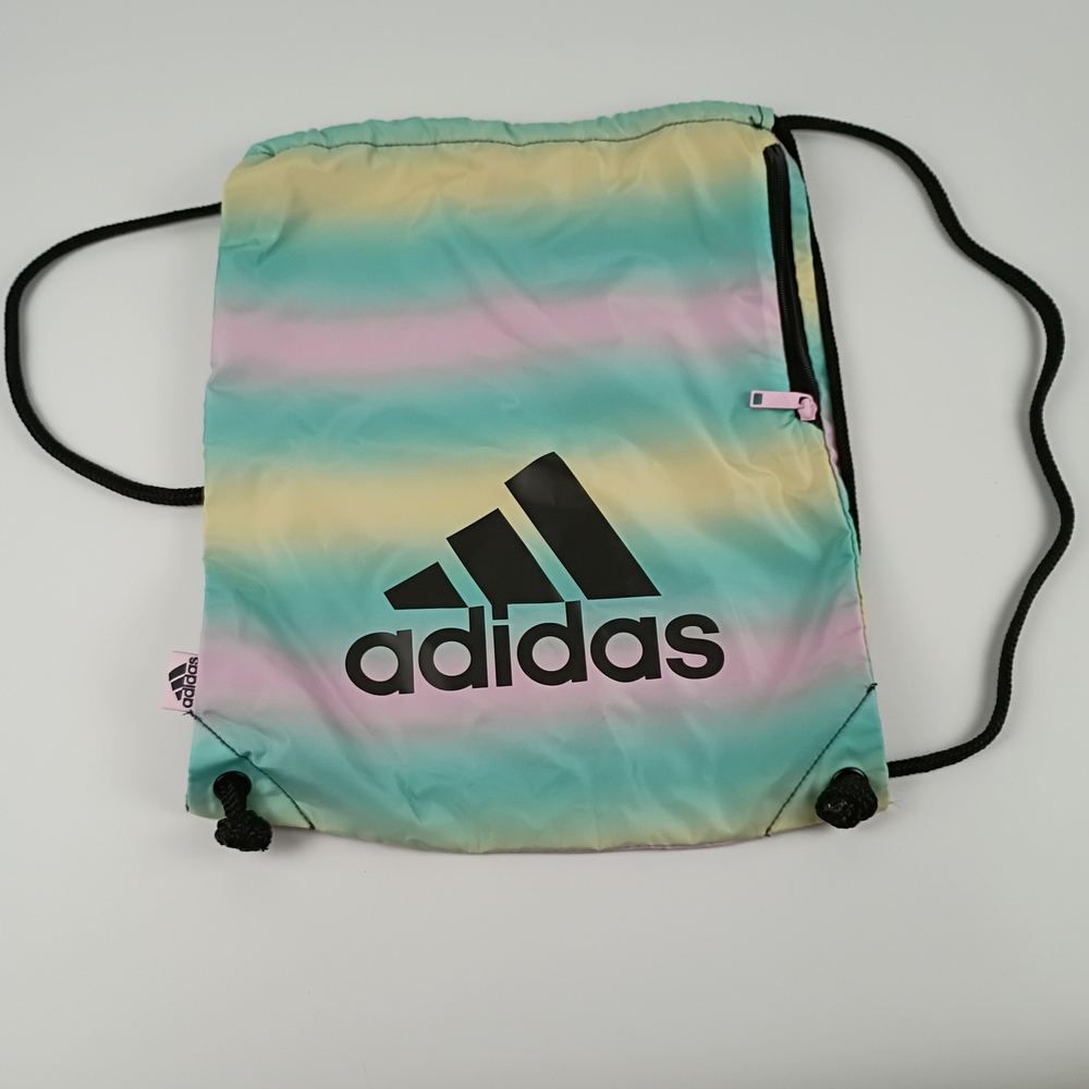 Adidas Pastel Ombre Drawstring Bag - Mint, Pink, Yellow